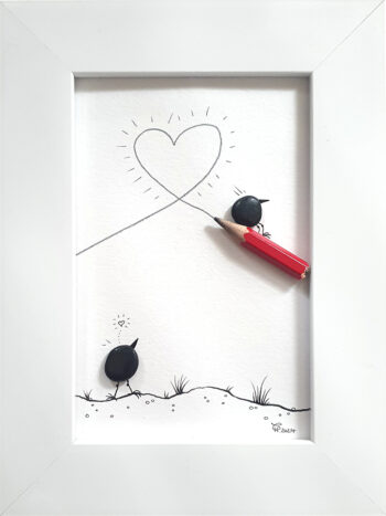 pencil heart