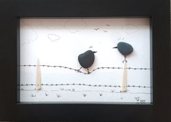 Dickerchen, schwer auf Draht